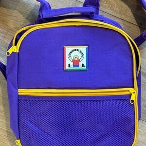 Discovery Toys Backpack mini Y2K EUC purple and Yellow Kids Backpack